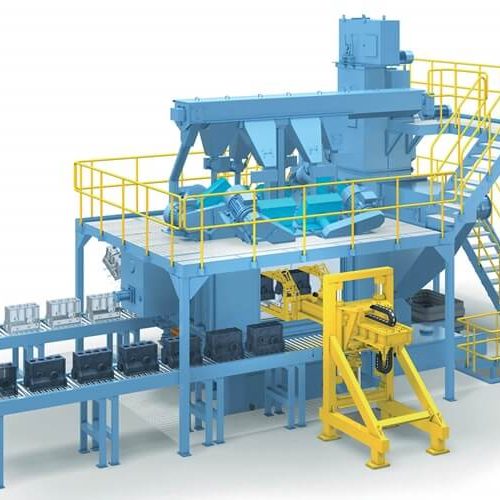 Wheelabrator DS - Automatblästringsmaskin - Slungblästring