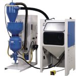 Wheelabrator Ventus - Blästerskåp med ett separat fristående filter och blästerklocka som säkrar effektiv och pålitlig drift