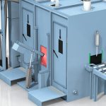 Wheelabrator AIC, kan enkelt anpassas för olika arbetsstycken, blästringsapplikationer och genomloppstider