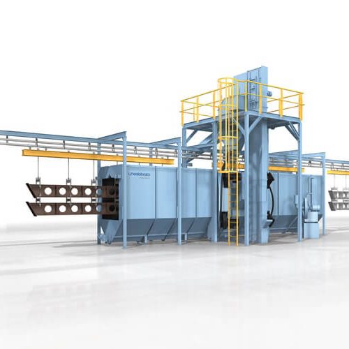 Blästringsmaskin typ C - Wheelabrator DHB - helhetsbild