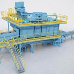 Trumlingsbläster - Wheelabrator DS - Helhetsbild
