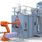 Wheelabrator M8 specialbläster med robotgriper