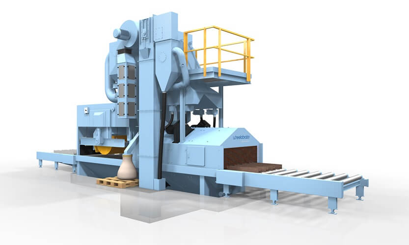 Wheelabrator RB typ G - En kraftfull och tillförlitlig genomloppsbläster