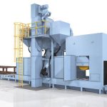 Wheelabrator RB typ X - Genomloppsbläster