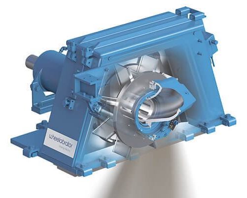 Del av automatblästermaskin - Wheelabrator DS