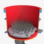 Trumlingsmaskin - Rundvibrator - Spannsystem
