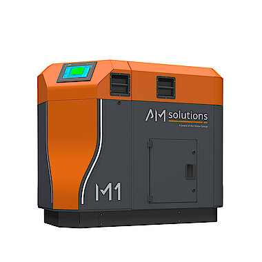 3D post print maskin , AM Solutions M1, ytutjämning och polering av 3D-tryckta komponenter i metall och plast