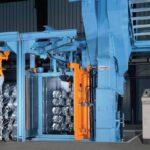 Wheelabrator HT - krokblästringsmaskin - frontvy
