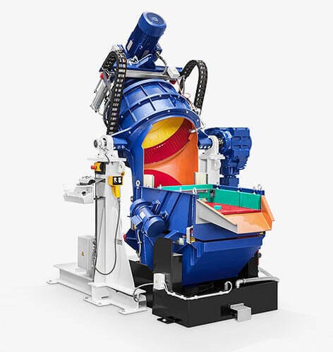 Centrifugaltrumling - Modell TT SM - svängbara TT system