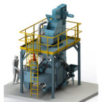 Wheelabrator MBRT Roterande Nätbandsbläster