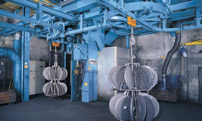 Utrustning slungblästringsmaskin - Wheelabrator HTS