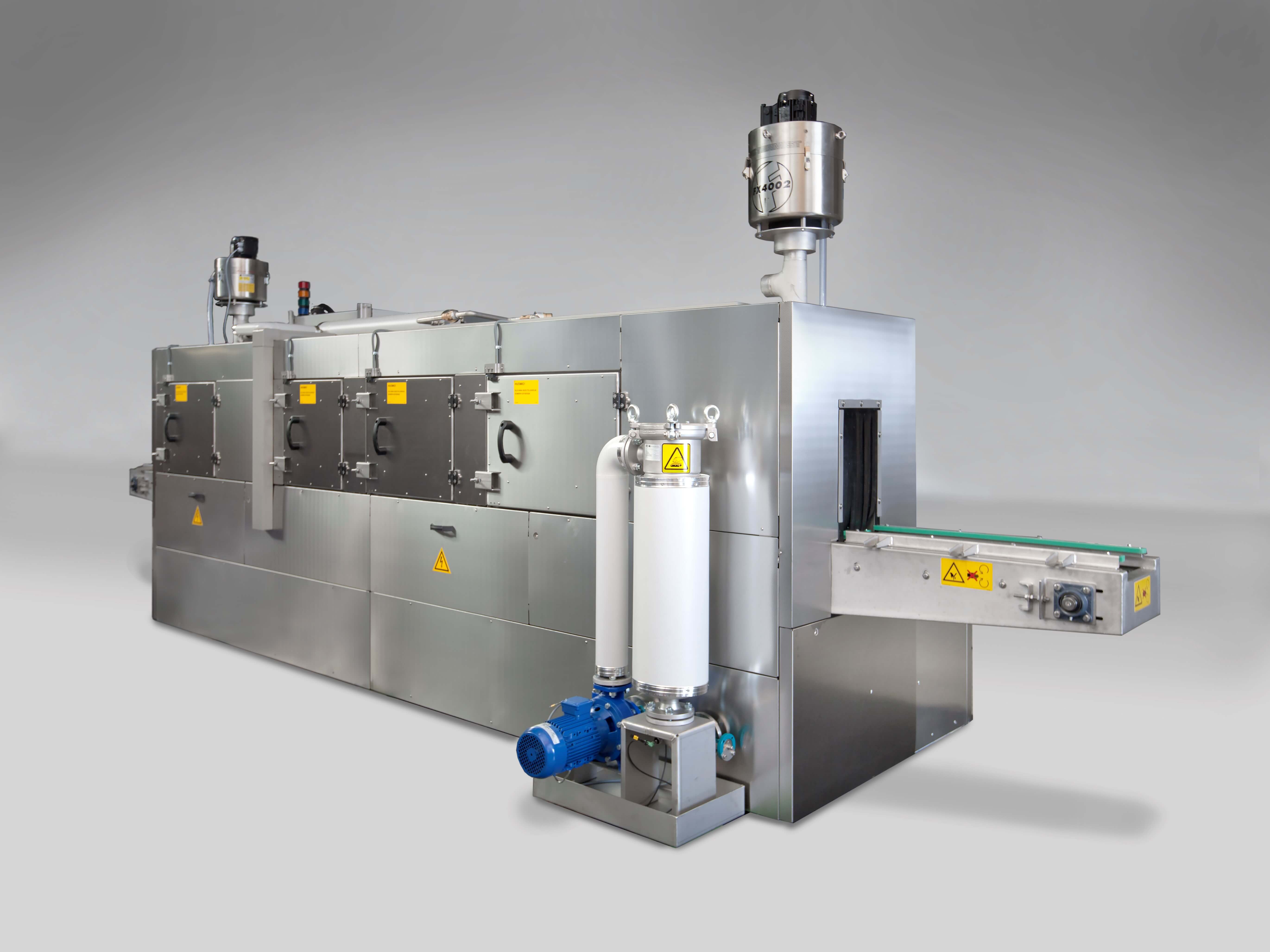 AquaClean - Tunneltvättsmaskin, lämpar sig för processer med hög kapacitet